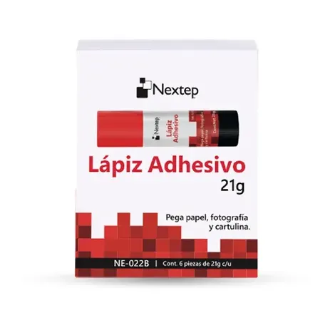 Lapiz Adhesivo Nextep 21 Gramos C/6