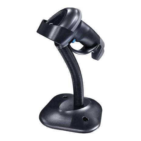 LECTOR ECLINE DE CODIGOS DE BARRAS ESCANER DE MANO LARGO ALCANCE CON BASE 1D