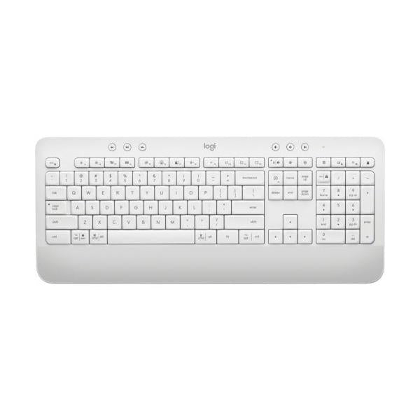 Teclado Logitech Signature K650, Inalámbrico, Bluetooth, Blanco (Español)