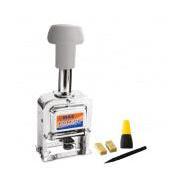 MAE Foliador de 6 Dígitos FOM-06, Gris/Plata