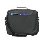 Manhattan Maletín de Poliéster Cambridge Clamshell para Laptop 14.1", Negro