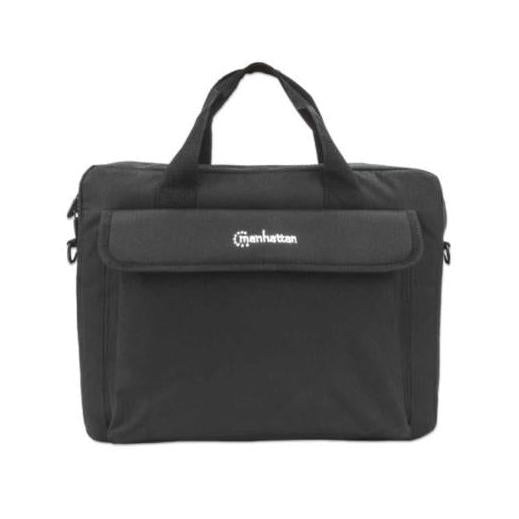 Manhattan Maletín de Poliéster London para Laptop 14.1", Negro