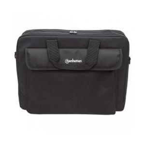 Manhattan Maletín de Poliester London, 15.4'', Negro