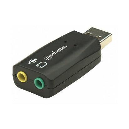 Manhattan Adaptador de Audio 3-D USB de Alta Velocidad, 5.1