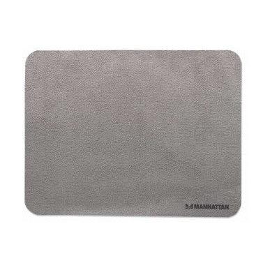 Mousepad Manhattan Multipropósitos 3 en 1 de Microfibra, 22x17cm, Grosor 1mm, Gris Obscuro