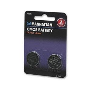 Manhattan Batería CMOS 2032, 3V, 2 Piezas