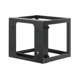 Manhattan Rack Abierto 19'' para Montaje en Pared, hasta 40KG, 9U, Negro