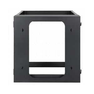 Manhattan Rack Abierto 19'' para Montaje en Pared, hasta 40KG, 9U, Negro