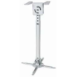 Manhattan Soporte de Techo para Proyector, 50-77cm, hasta 20Kg, Plata