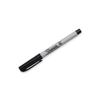 marcador berol sharpie ultra fino negro c/12