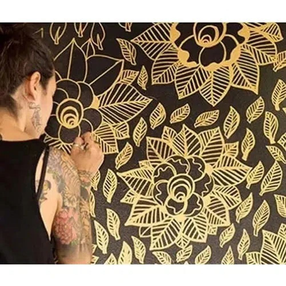 Marcador Permanente Sharpie Metálico Oro Punto Fino 12 Pzs.