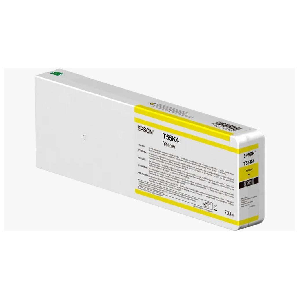 Cartucho de Tinta para Impresora Epson UltraChrome HD T55K400 Color Amarillo Contenido 700ml Compatible con SureColor SC-P7000 STD Spectro SureColor SC-P8000 STD