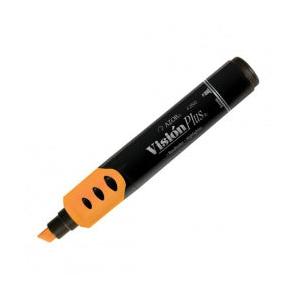 Azor Marcatextos Visión Plus Fluorescente Naranja, 12 Piezas