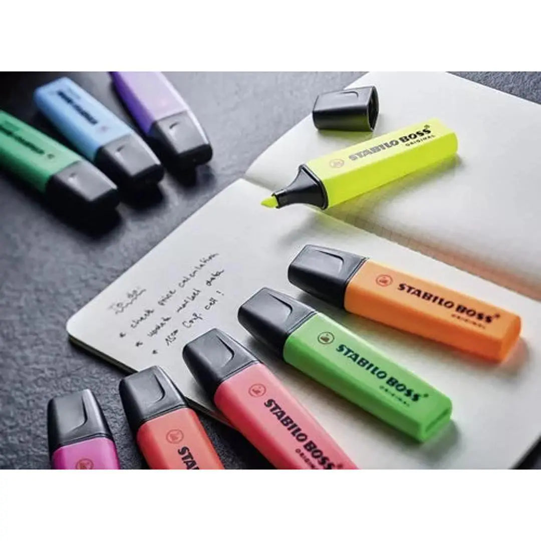 Marcatextos Stabilo Boss Original Gama Completa 15 Colores