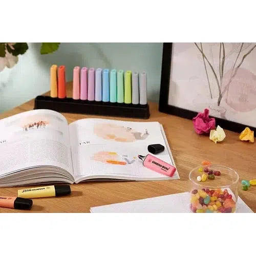 Marcatextos Stabilo Boss Original Colores Pastel 15 Piezas