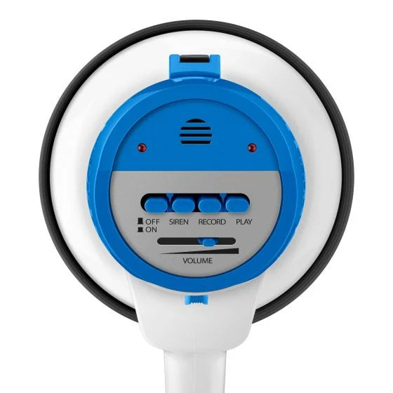 Megáfono de 25 W con grabador de voz y batería recargable