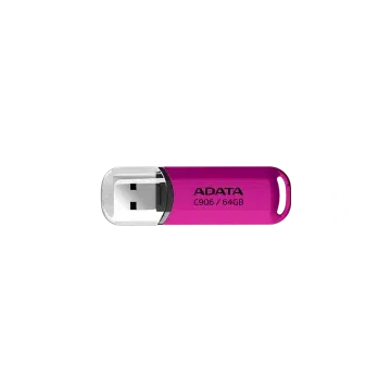 Memoria USB Adata C906, 64GB, USB 2.0, Rosa