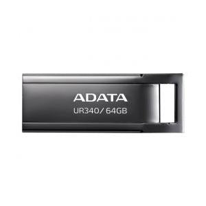 Memoria USB Adata UR340, 128GB, USB 3.2, Lectura 100 MB/s, Negro