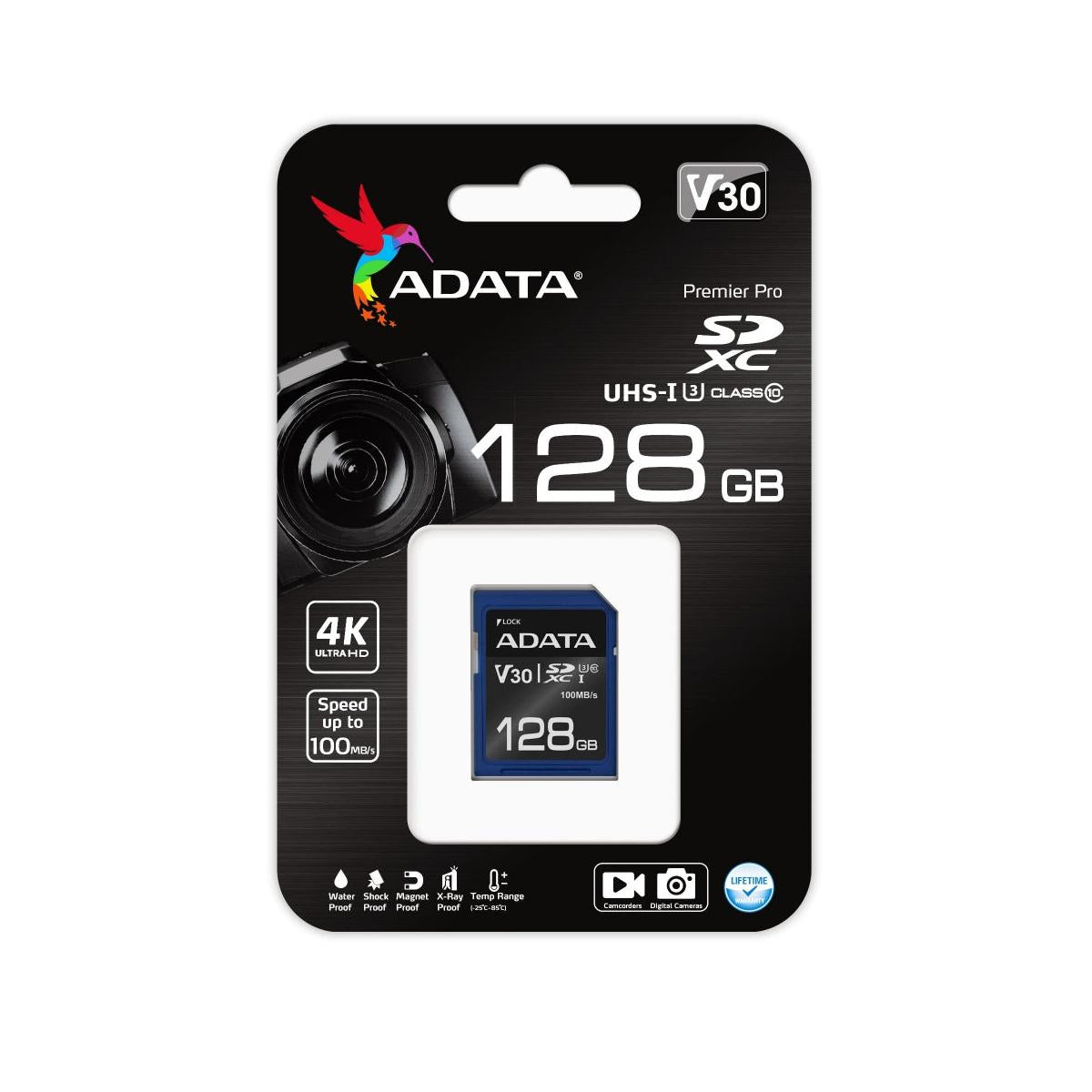 Memoria Flash Adata Premier Pro, 128GB,SDXC UHS-I Clase 10