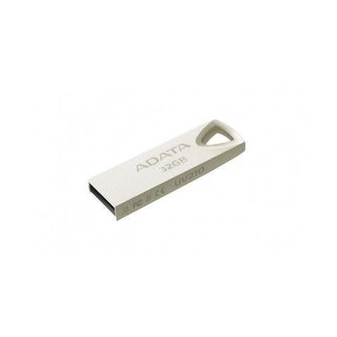 Memoria USB Adata UV210, 32GB, USB 2.0, Dorado Metálico