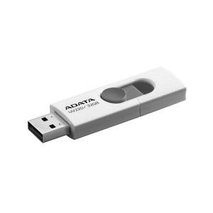 Memoria USB Adata UV220, 32GB, USB 2.0, Gris/Blanco