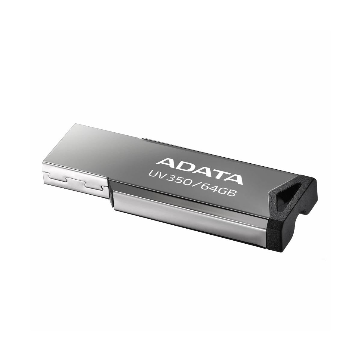 Memoria USB Adata UV350, 64GB, USB 3.0, Plata