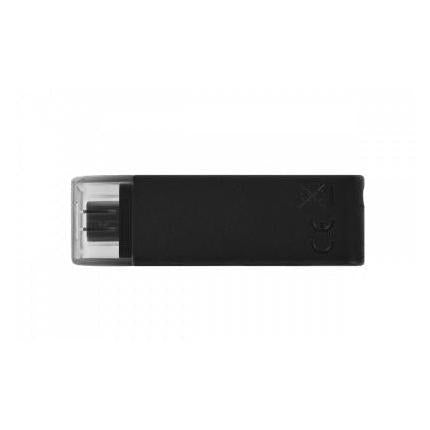 Memoria USB Kingston DataTraveler 70, 128GB, USB-C 3.0, Negro