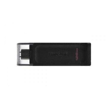 Memoria USB Kingston DataTraveler 70, 128GB, USB-C 3.0, Negro