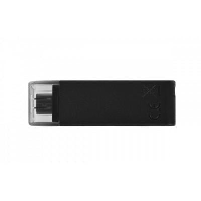 Memoria USB Kingston DataTraveler 70, 128GB, USB-C 3.0, Negro