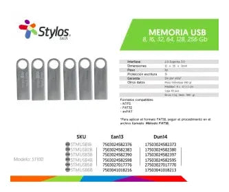 Memoria USB Stylos STMUSB2B