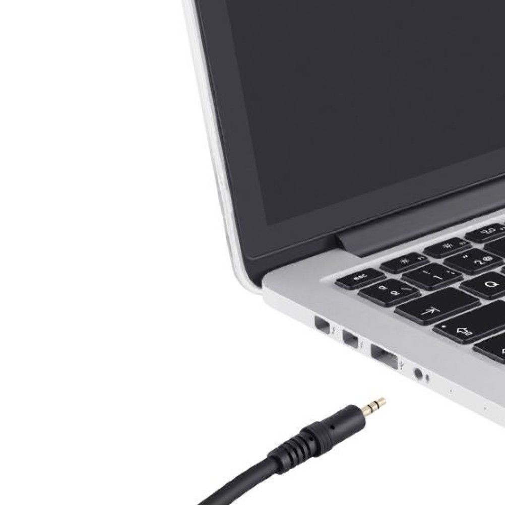 Micrófono Steren MIC-650 Alámbrico 3.5 mm -90 dB 20 KHz Plug and Play Negro