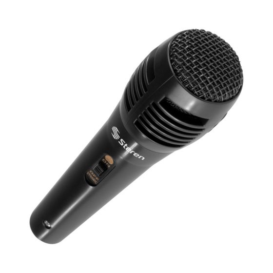 Micrófono amateur, negro