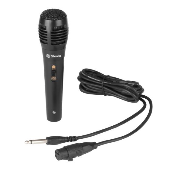 Micrófono amateur, negro