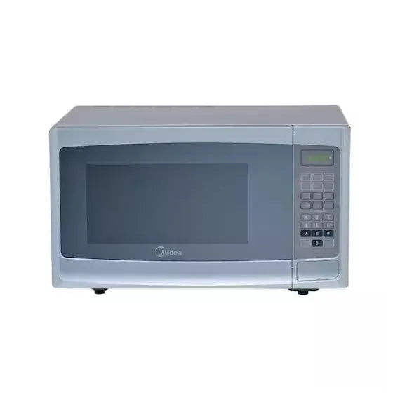 Midea Horno de Microondas MMDP07S2BG, 0.7 Pies Cúbicos, 1050W, Plata