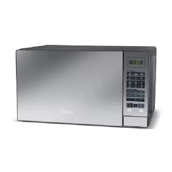 Horno de Microondas Midea, 0.7 Pies Cúbicos, 1050W, 20 Litros, Plata