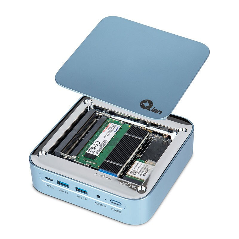 Mini PC Qian QII-11381, Intel Core i3-1115G4, 8GB, 128GB SSD, Windows 11 Prueba
