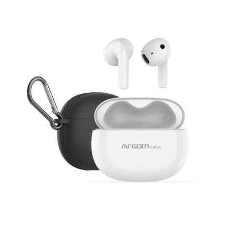 Audifonos Argomtech Inalámbricos Skeipods E56 Control Táctil Resistente al Agua Color Negro