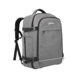 Manhattan Mochila de Poliéster 440370 para Laptop 17.3", Gris