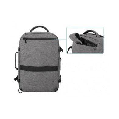 Manhattan Mochila de Poliéster 440370 para Laptop 17.3", Gris