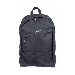 Manhattan Mochila Knappack de PVC/Poliester para Laptop 15.6'' Negro
