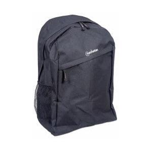 Manhattan Mochila Knappack de PVC/Poliester para Laptop 15.6'' Negro