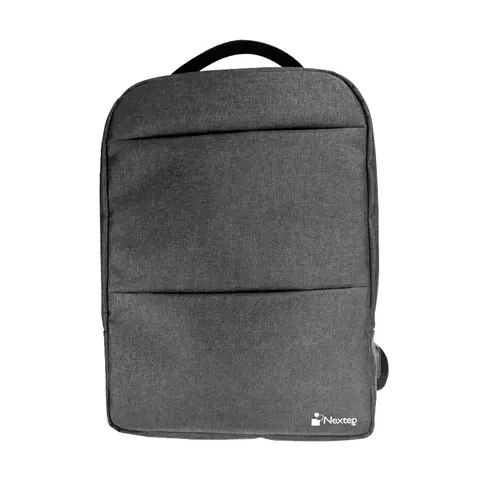 Mochila Nextep NE-670M para Laptop - Poliéster, 15.6" - Color Negro - Ideal para Estudiantes y Profesionales
