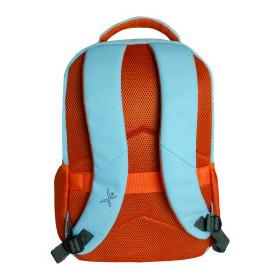 Perfect Choice Mochila de Poliéster Fearless para Laptop 15.6", Azul/Naranja