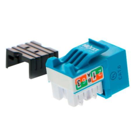 Módulo de Red de Red Sin Blindaje Nexxt Solutions Keystone Jack Cat6 Tipo 110 Azul