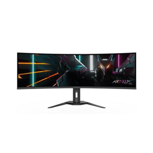 Monitor Gamer Curvo AORUS CO49DQ 49" OLED - 5120x1440, FreeSync, 144Hz, HDMI/DisplayPort, Sonido Integrado - Negro