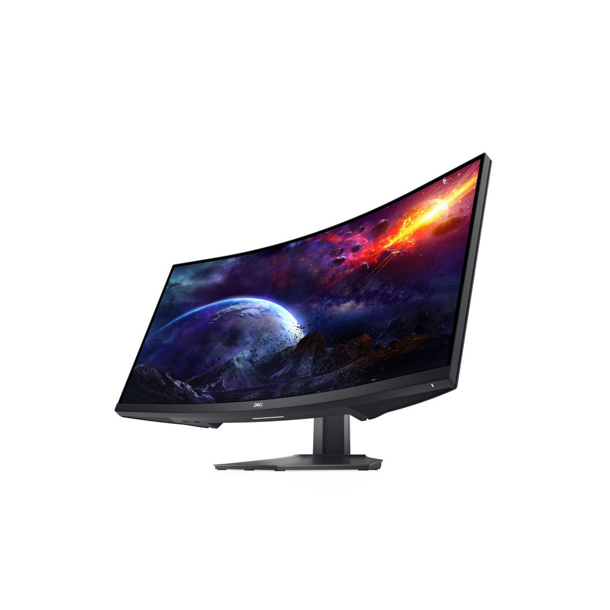 Monitor Gamer Curvo Dell S3422DWG LCD 34", 3440x1440 Ultra Wide Quad HD, FreeSync, 144Hz, HDMI/DisplayPort, Negro