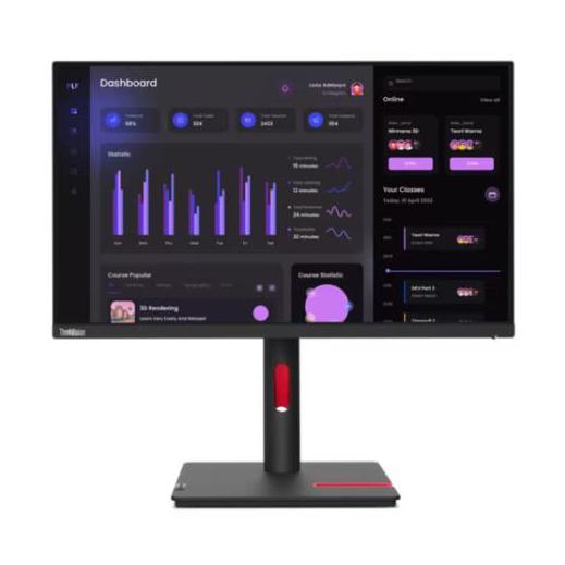 Monitor Lenovo ThinkVision T24i-30 LED 23.8", 1920x1080 Full HD, 60Hz, HDMI/DisplayPort, Negro