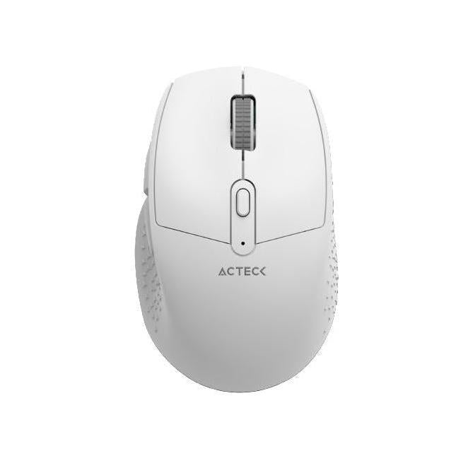 Mouse Ergonómico Acteck Óptico Optimize Ergo MI680, Inalámbrico, USB-A, 1600DPI, Blanco