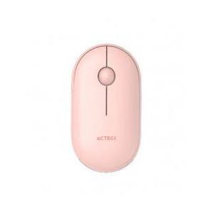 Mouse Acteck Óptico Optimize Edge MI460, Inalámbrico, USB-A, 1600DPI, Rosa