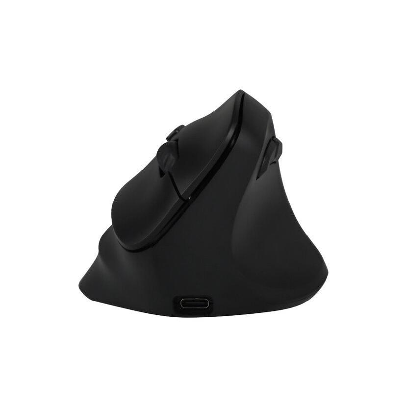 Mouse Vertical Ergonómico Acteck Óptico Virtuos Fitt MI520 Inalámbrico USB 2400DPI Negro